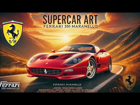 SuperCar Art: Ferrari 550 Maranello 4K #Italiancars