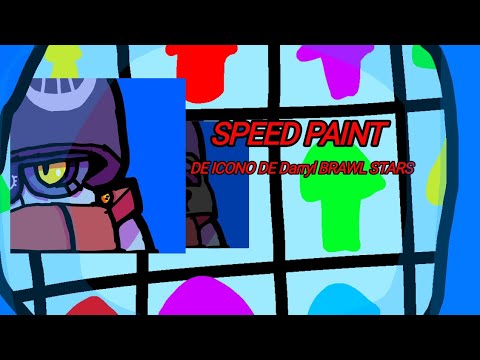 Speed Paint de icono de Darryl de Brawl Stars.