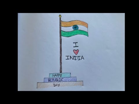 🎊India flag(Happy Republic Day)🇮🇳 ||Flagday ||Republicday ||Youtube ||Drawing ||India ||Jaihind