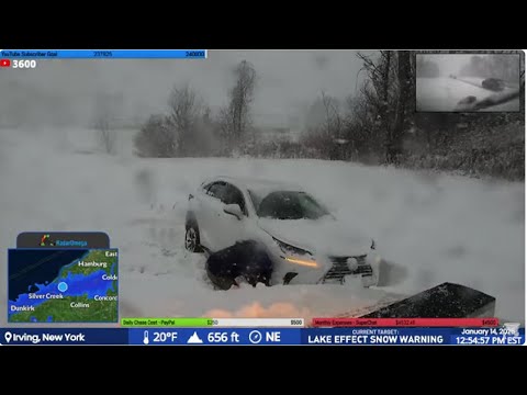 New York Lake Effect Snow - Live Stream Archive