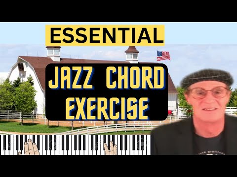 JAZZ CHORDS YOU NEED TO KNOW-  7th Chord Drill- Jazz Ranch Tutorial