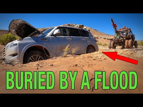 Family Stranded In A Flash Flood