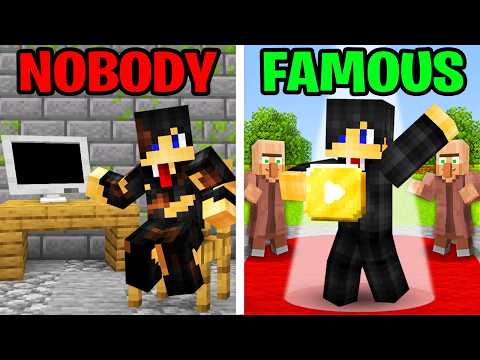 Minecraft but From NOBODY to FAMOUS…