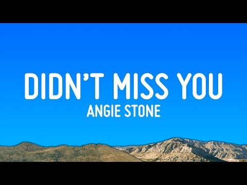 Angie Stone - Wish I Didn't Miss You (Lyrics)