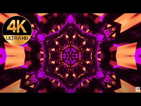 6 hour 4k VJ loop Flashing Metallic Multi color Mind Relaxing Visual background Video, screensaver