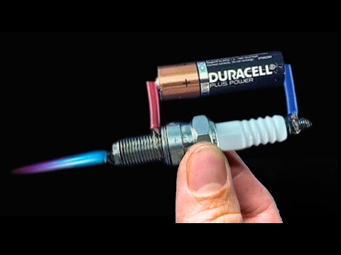 Even At 50, You Should Know This Trick To Make A Welding Machine From An Old Battery And Spark Plug!