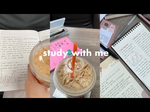 productive finals week vlog📚☕️cramming, revising for exams, studying at cafe🍵