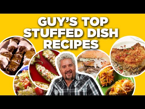 Guy Fieri's Top Stuffed Dish Recipe Videos | Guy's Big Bite | Food Network