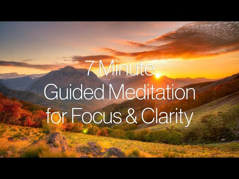 7Min Guided Meditation for Focus and Clarity