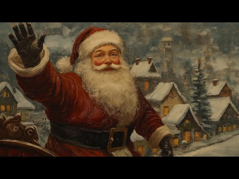 Christmas Vintage TV Art | 15 Images | 2.5 Hours | 4K | Christmas TV Art | Santa TV Art | Cozy Art