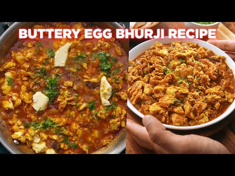 Restaurant-Style Buttery Egg Bhurji Recipe