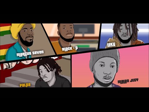 Palpa x Blvck P x  Laky x Marcus Seven x  Malan Jecy - OLD SCHOOL [Visualiser Lyrics]