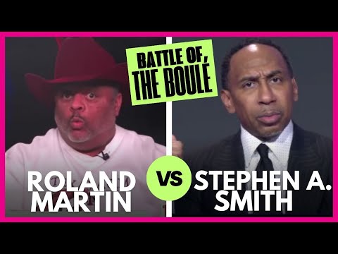 Roland Martin BLASTS Stephen A. Smith, Stephen A. CLAPS BACK! The Boulé Turn on Each Other!