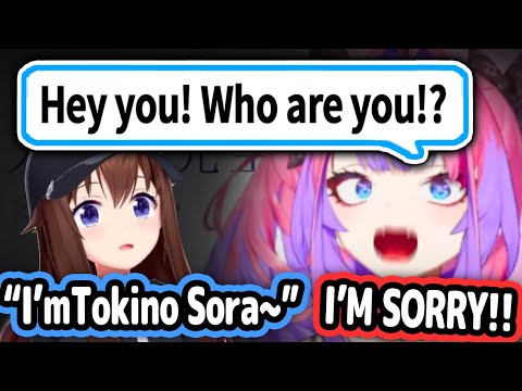 Vivi Didn't Expect To Meet Sora and Her Reaction Is Priceless【Hololive】