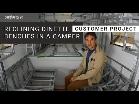 How and Why to Build Reclining Dinette Benches in a Camper | PROGRESSIVE AUTOMATIONS