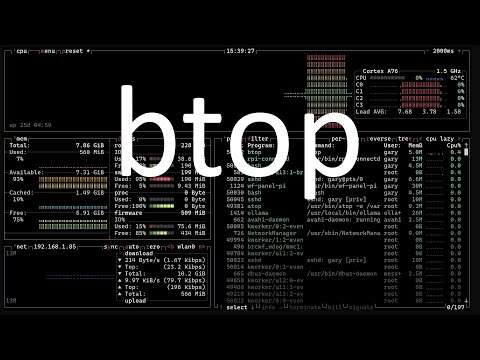 The Best Command-line System Resource Monitor for the Raspberry Pi and Linux