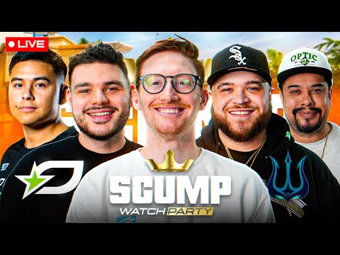 🔴LIVE - SCUMP WATCH PARTY!! OpTic TEXAS VS VANCOUVER SURGE | CDL Major 1 Week 2