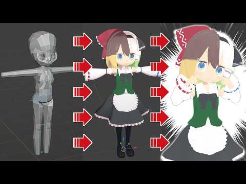 【ゆっくり実況】Kちゃんの"3Dモデル"を作ってみた【ゆっくりK】