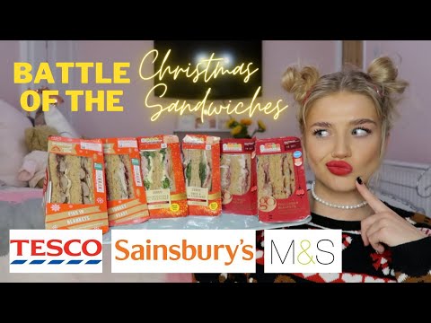 Supermarket Christmas Sandwich Taste Test... Who did it best?!