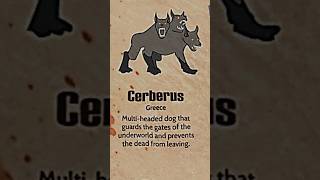 TYPES OF MYTHICAL CREATURES|CERBERUS|PART-19|#creature #ghost @LIKEMYTH