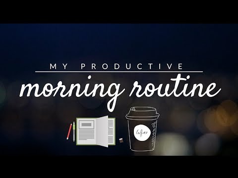 Productive morning routine ❄️ 2018 | studytee