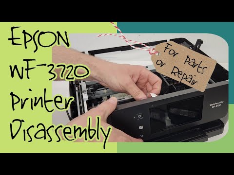 Taking Apart EPSON WorkForce Pro WF-3720 Printer