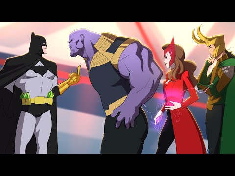 Batman,The Avengers & Spider Society React to How Batman Would DESTROY THE AVENGERS VILLAINS!