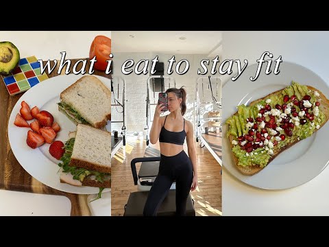 what i eat in a day + workout with me