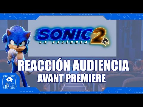 SONIC 2 LA PELÍCULA "REACCION AUDIENCIA" (AVANT PREMIERE)