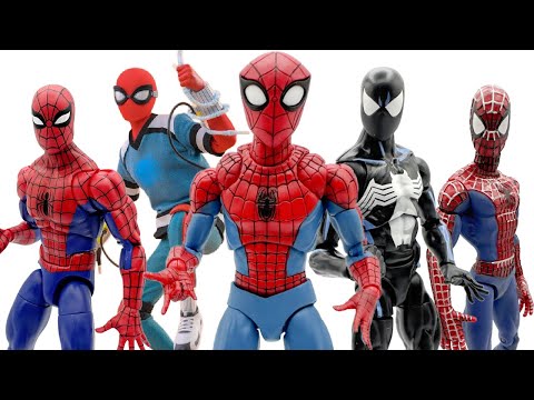 Spidey Cartoon Figures - from '67 to Your Friendly Neighborhood Spider-Man!!