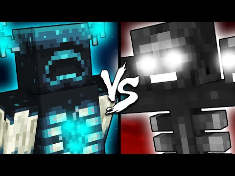 Warden vs Wither - Minecraft Mob Battle