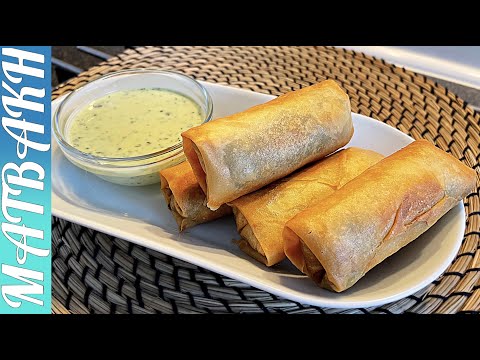 With Few Ingredients You Make This Delicious Spring Roll | وصفة السبرينغ رول الخضار | #Cooking