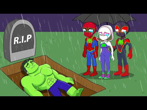 Don't leave us, Hulk! Spider-Man Family Grieves - Spidey and his Amazing Friends Animation