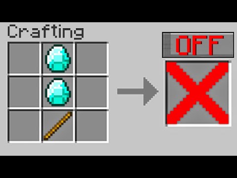 Minecraft UHC but crafting every weapon is DISABLED...