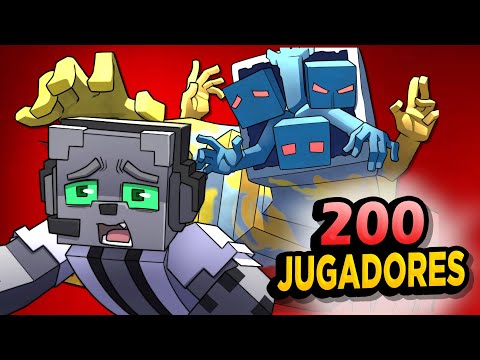 200 Jugadores en POPPY PLAYTIME 4 de Minecraft!!