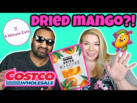 Costco Kirkland Signature Dried Mangoes Sweetened Review