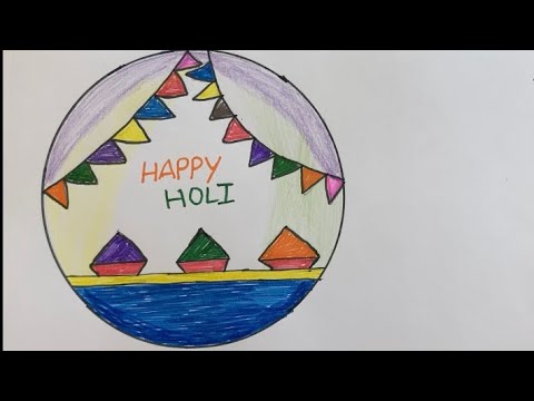 HAPPY HOLI💖💜 ||Holi ||Festival ||Colors ||AARG World ||Water ||drawing