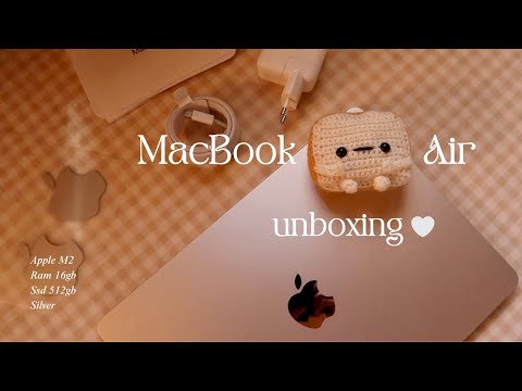 MacBook Air M2 UNBOXING! My new laptop 💻