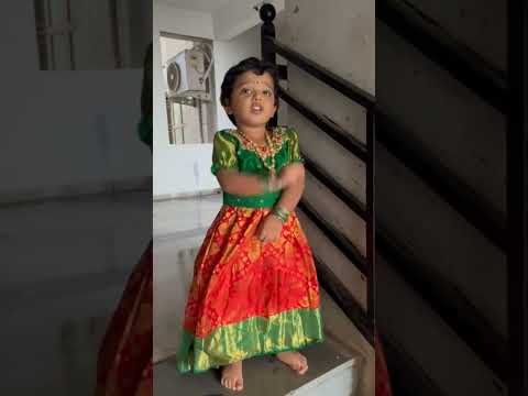 ఏనుగమ్మ ఏనుగు #rainyday #cute #pattupavada #telugu #kidssong #viralvideo #trending #ytshorts