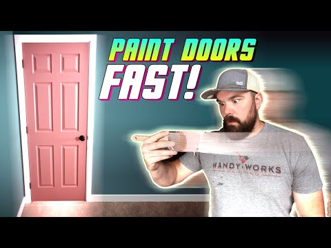 The Fastest Way to Paint a Door with a Brush