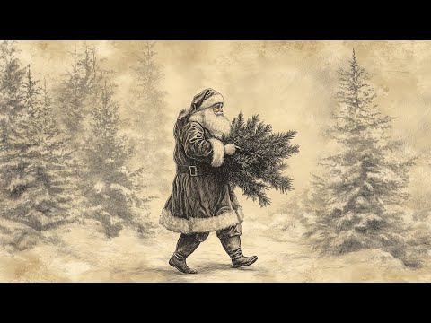 Christmas Vintage TV Art | 18 Images | 3 Hours | 4K | Christmas TV Art | Santa TV Art | Cozy Art