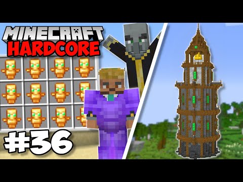 I Built An INSANE TOTEM FARM in Minecraft 1.18 Hardcore (#36)