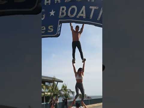 INSANE ACRO PHOTO STUNT *don't try this!* #shorts