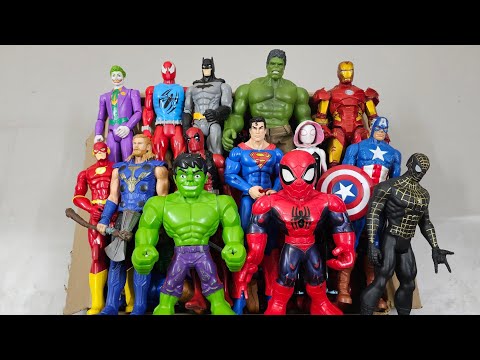 VENOM VS HULK VS CAPTAIN AMERICA VS IRONMAN VS SPIDERMAN VS THANOS SUPERHERO AVENGERS UNBOXING