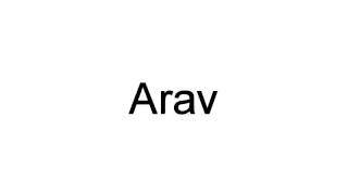 How To Pronounce Arav