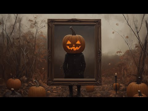 Halloween Vintage TV Art | 12 Images | 2 Hours | Halloween TV Art | Moody Halloween Decor | 4K