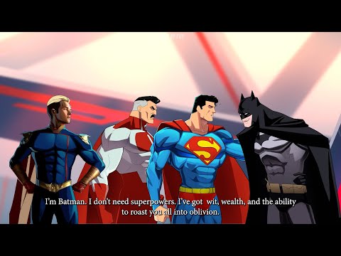 Batman Reacts to Superman and Omni-man and Homelander and Miles morales