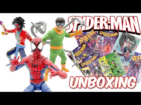 MEGA Spider Man Unboxing   Marvel Legends, MEZCO, Figuarts!!!