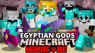 100 Players Simulate Minecraft's Egyptian God's Battle Royale!