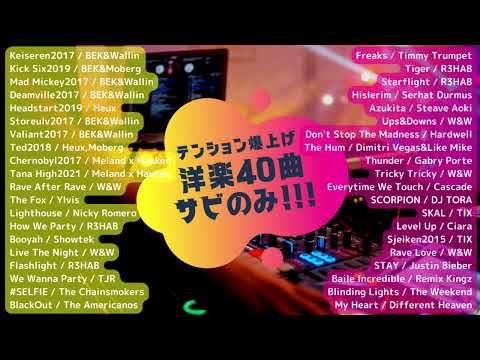 【作業用BGM】超有名曲だけ人気クラブミュージックMIX！#クラブミュージック#サビだけ